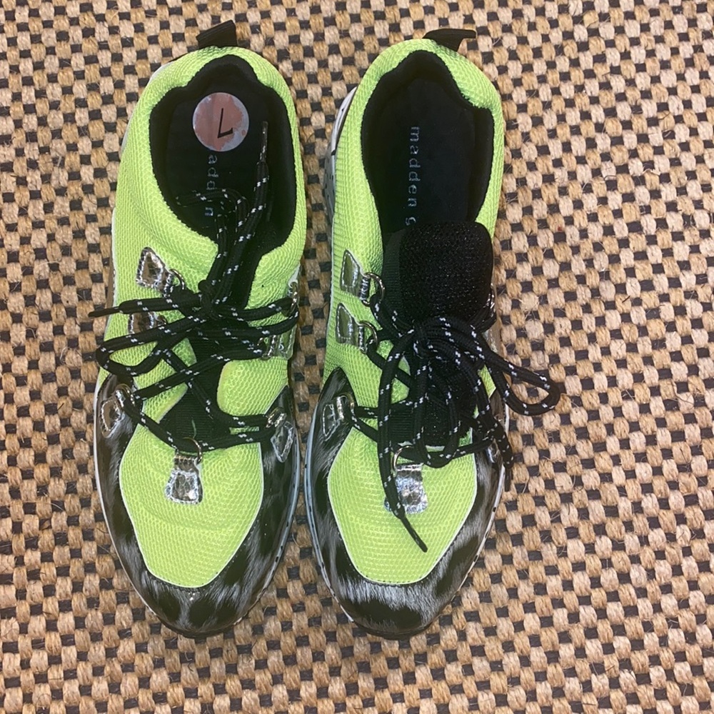Madden Girl by Steve Madden Akima Neon Sneakers